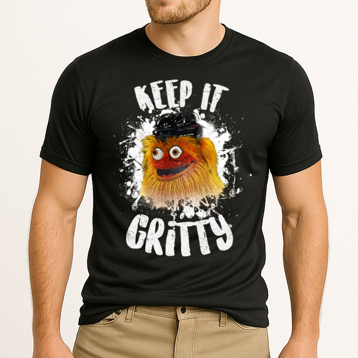 Philly Keep it Gritty Hockey Mascot Cooling Performance Crew T-Shirt