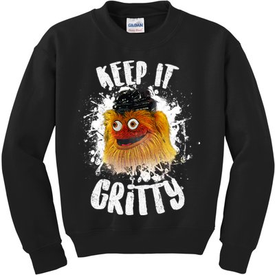 Philly Keep it Gritty Hockey Mascot Kids Sweatshirt