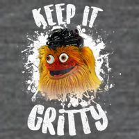 Philly Keep it Gritty Hockey Mascot 7 Panel Mesh Trucker Snapback Hat