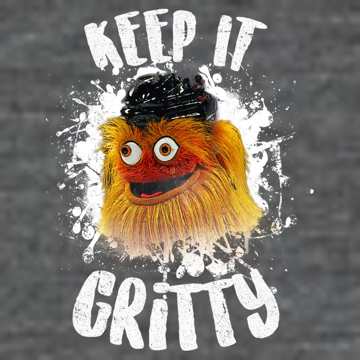 Philly Keep it Gritty Hockey Mascot 7 Panel Mesh Trucker Snapback Hat