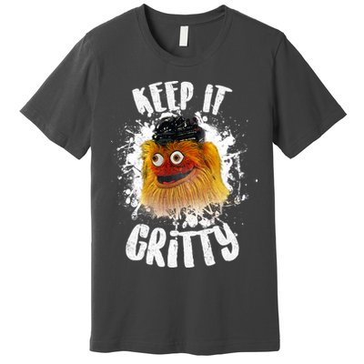 Philly Keep it Gritty Hockey Mascot Premium T-Shirt