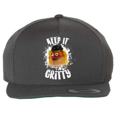 Philly Keep it Gritty Hockey Mascot Wool Snapback Cap