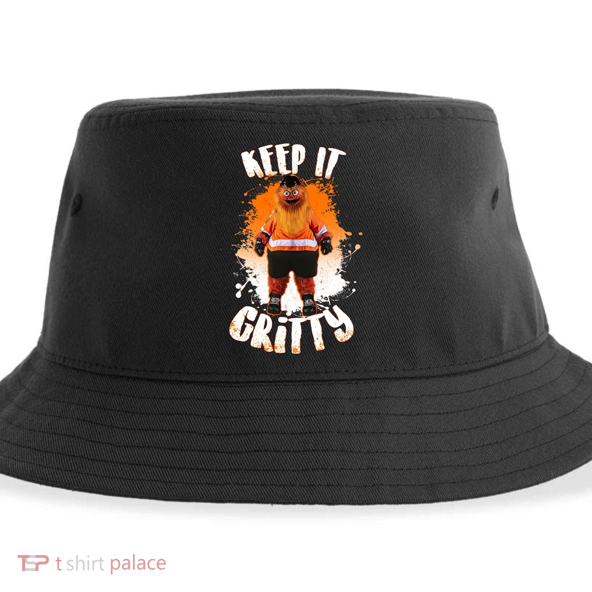 Philly Keep it Gritty Mascot  Sustainable Bucket Hat