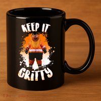 Philly Keep it Gritty Mascot  11oz C Handle Ceramic Mug