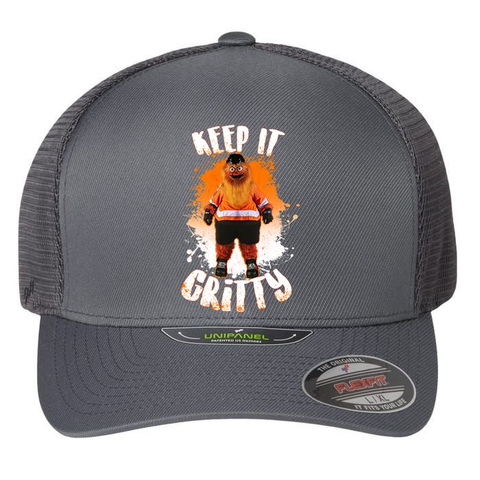 Philly Keep it Gritty Mascot  Flexfit Unipanel Trucker Cap