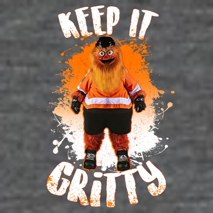 Philly Keep it Gritty Mascot  Flexfit Unipanel Trucker Cap