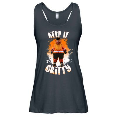 Philly Keep it Gritty Mascot  Ladies Essential Flowy Tank