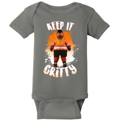 Philly Keep it Gritty Mascot  Baby Bodysuit