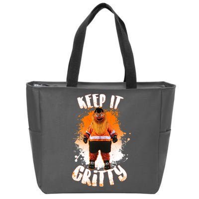 Philly Keep it Gritty Mascot  Zip Tote Bag