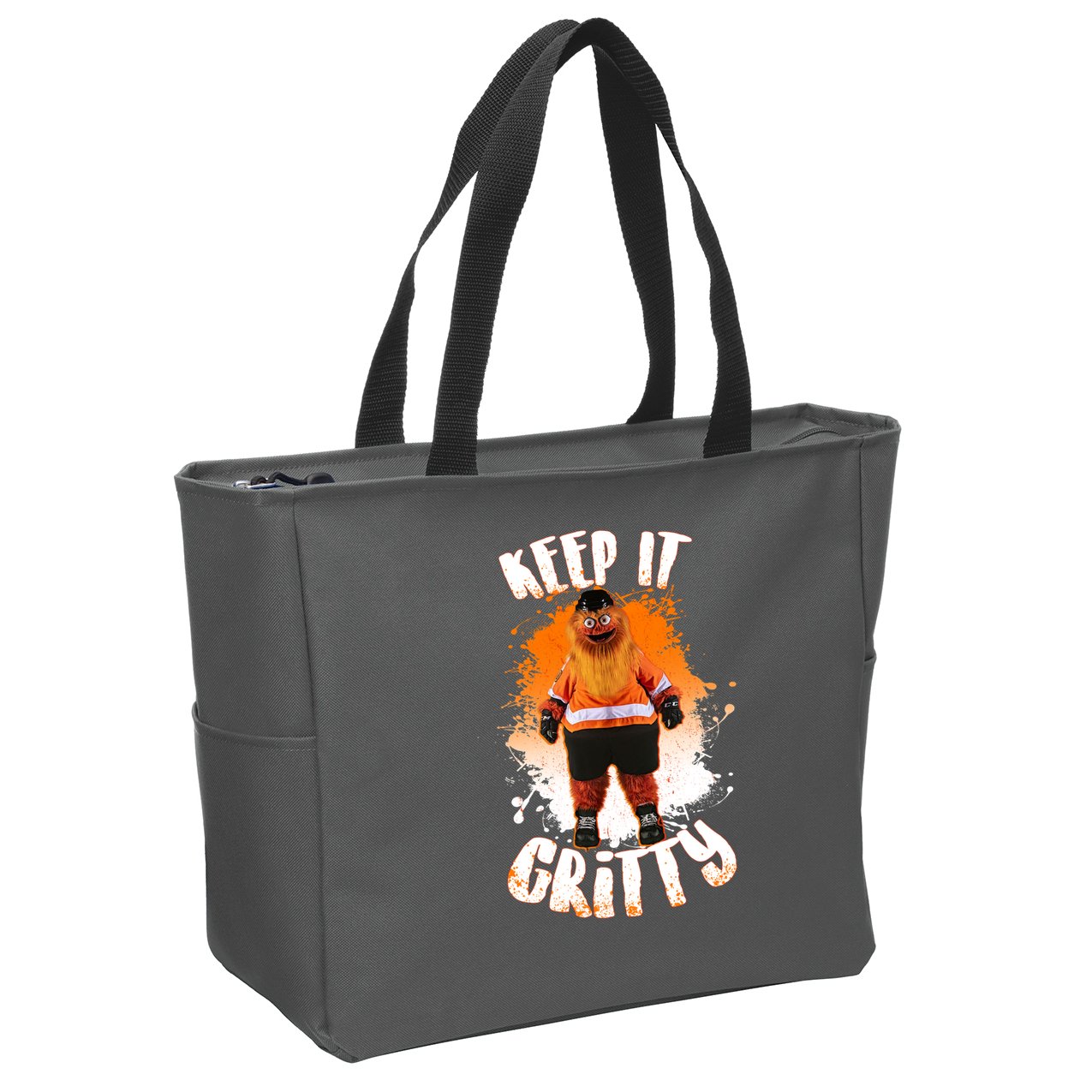 Philly Keep it Gritty Mascot  Zip Tote Bag