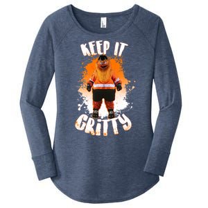 Philly Keep it Gritty Mascot  Women's Perfect Tri Tunic Long Sleeve Shirt