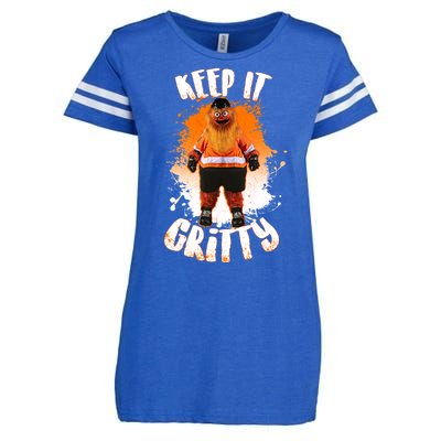 Philly Keep it Gritty Mascot  Enza Ladies Jersey Football T-Shirt