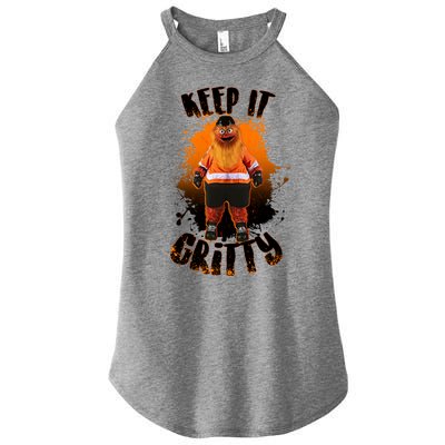 Philly Keep it Gritty Mascot  Women’s Perfect Tri Rocker Tank