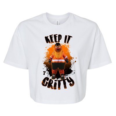 Philly Keep it Gritty Mascot  Bella+Canvas Jersey Crop Tee