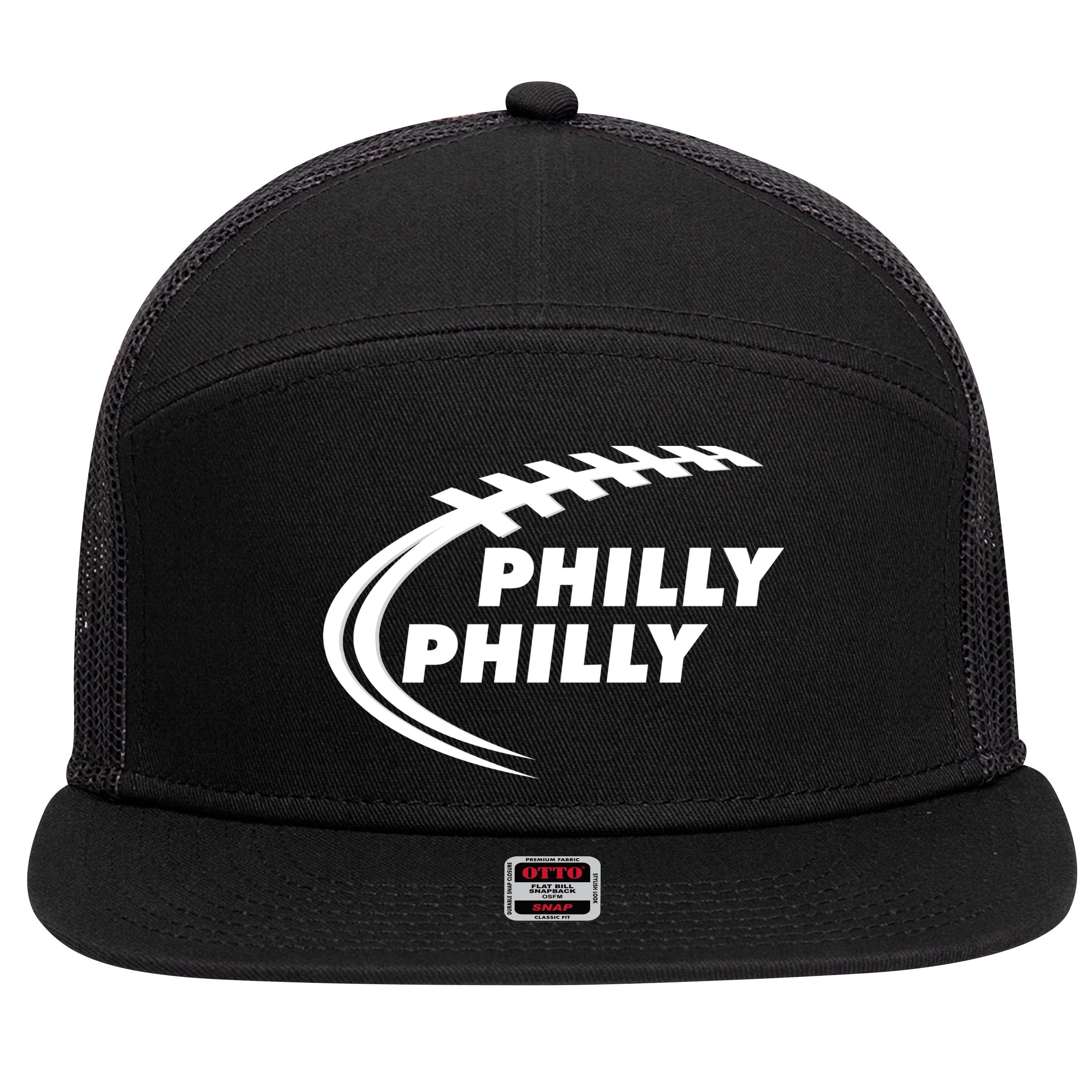 Philly Philly 7 Panel Mesh Trucker Snapback Hat