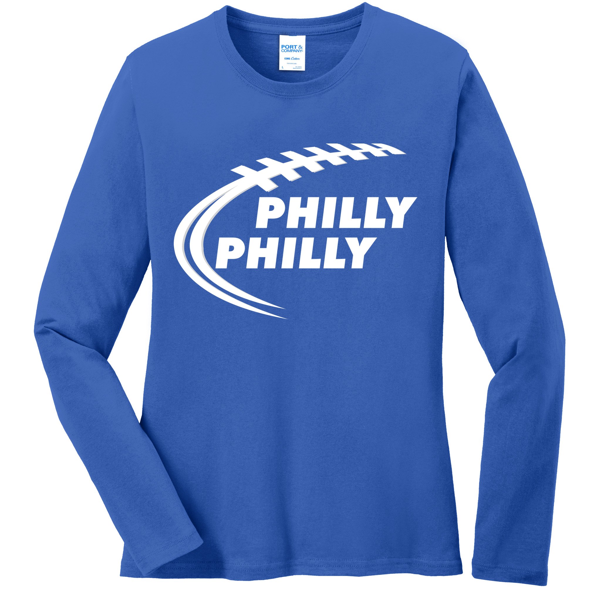 Philly Philly Ladies Long Sleeve Shirt