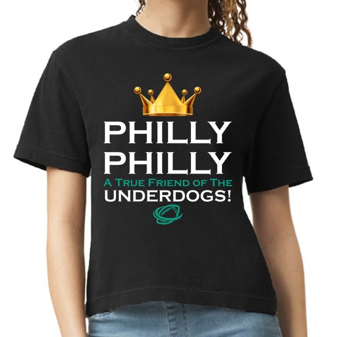Philly Philly A True Friend of the Underdogs Philadelphia Comfort Colors Boxy T-Shirt