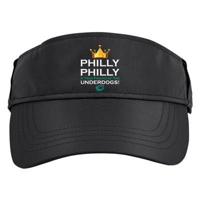 Philly Philly A True Friend of the Underdogs Philadelphia Adult Drive Performance Visor