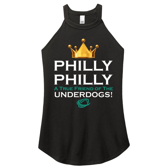 Philly Philly A True Friend of the Underdogs Philadelphia Women's Perfect Tri Rocker Tank