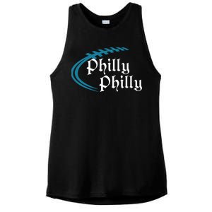 Philly Philly Football Logo Ladies PosiCharge Tri-Blend Wicking Tank