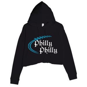 Philly Philly Football Logo Crop Fleece Hoodie