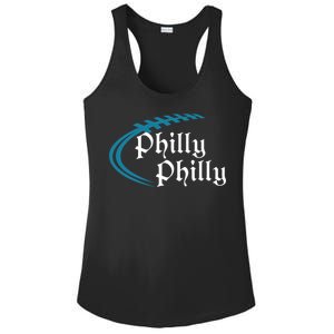 Philly Philly Football Logo Ladies PosiCharge Competitor Racerback Tank