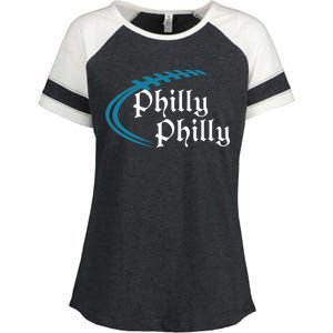 Philly Philly Football Logo Enza Ladies Jersey Colorblock Tee