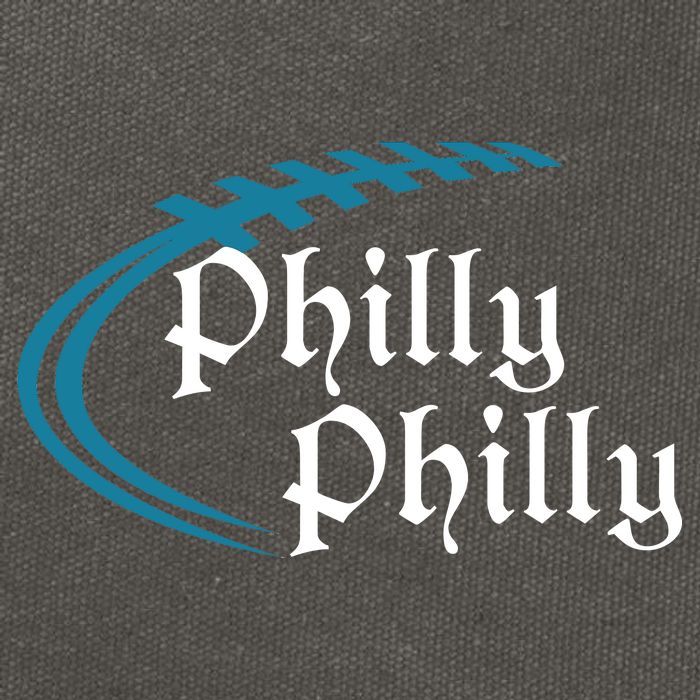 Philly Philly Football Logo Cotton Canvas Backpack