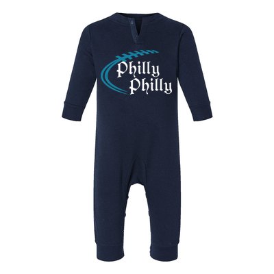 Philly Philly Football Logo Infant Fleece One Piece