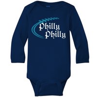 Philly Philly Football Logo Baby Long Sleeve Bodysuit