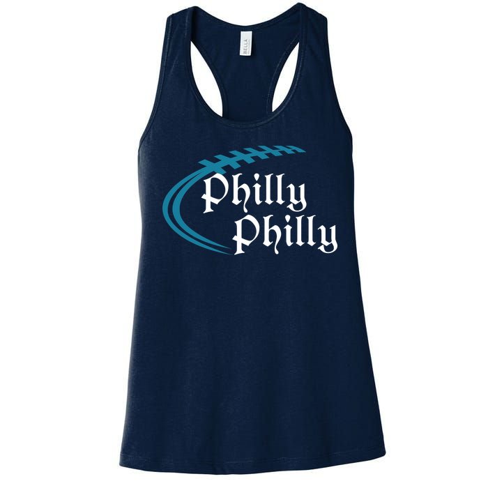 Philly Philly Football Logo Women's Racerback Tank