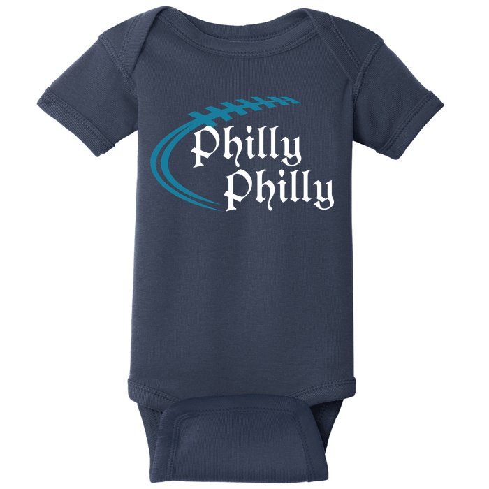 Philly Philly Football Logo Baby Bodysuit