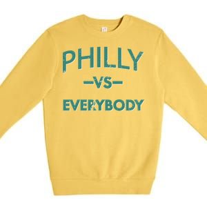 Philly Vs Everybody Premium Crewneck Sweatshirt