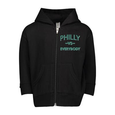 Philly Vs Everybody Toddler Zip Fleece Hoodie