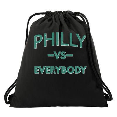 Philly Vs Everybody Drawstring Bag