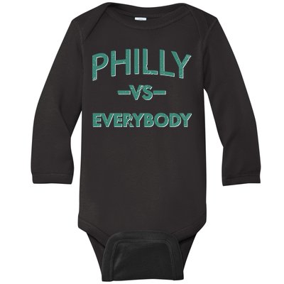 Philly Vs Everybody Baby Long Sleeve Bodysuit