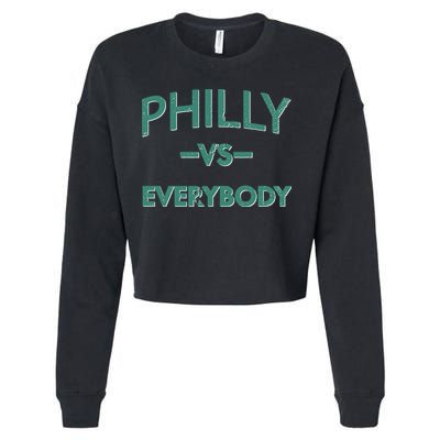 Philly Vs Everybody Cropped Pullover Crew