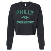 Philly Vs Everybody Cropped Pullover Crew