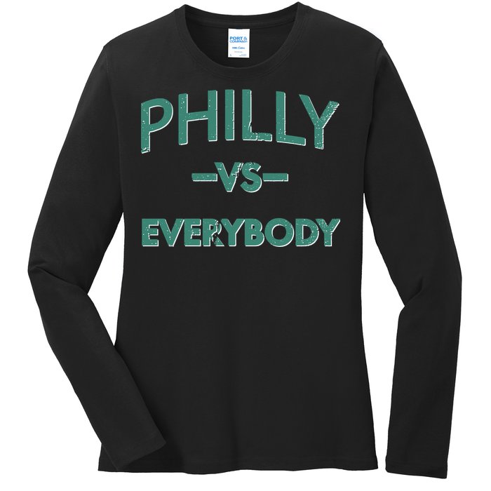 Philly Vs Everybody Ladies Long Sleeve Shirt