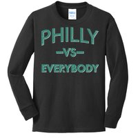 Philly Vs Everybody Kids Long Sleeve Shirt