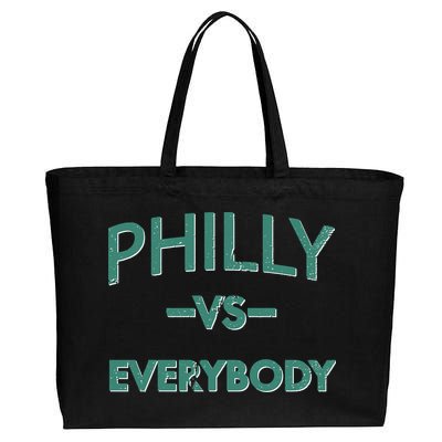 Philly Vs Everybody Cotton Canvas Jumbo Tote