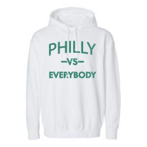 Philly Vs Everybody Garment-Dyed Fleece Hoodie