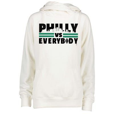 Philly Vs Everybody City Logo Womens Funnel Neck Pullover Hood