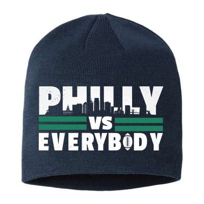 Philly Vs Everybody City Logo Sustainable Beanie