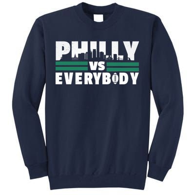 Philly Vs Everybody City Logo Tall Sweatshirt