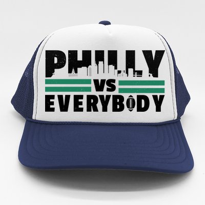 Philly Vs Everybody City Logo Trucker Hat