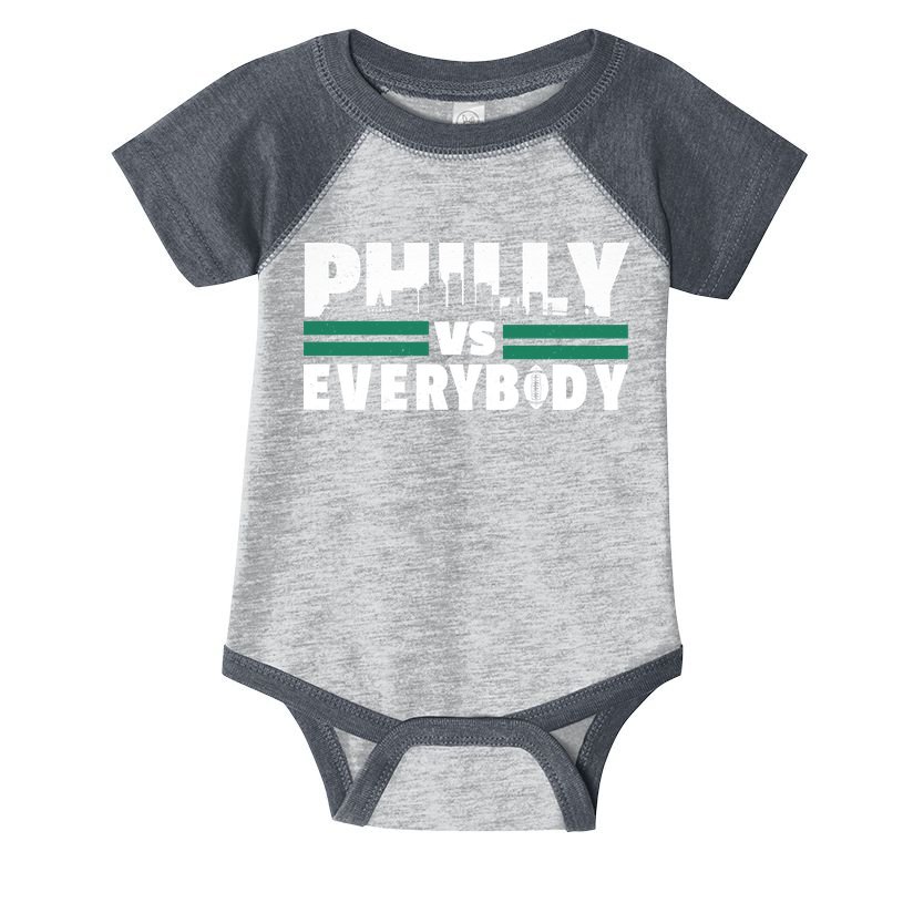 Philly Vs Everybody City Logo Infant Baby Jersey Bodysuit