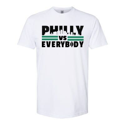 Philly Vs Everybody City Logo Softstyle CVC T-Shirt