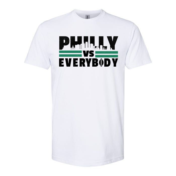 Philly Vs Everybody City Logo Softstyle CVC T-Shirt