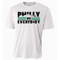 Philly Vs Everybody City Logo Cooling Performance Crew T-Shirt